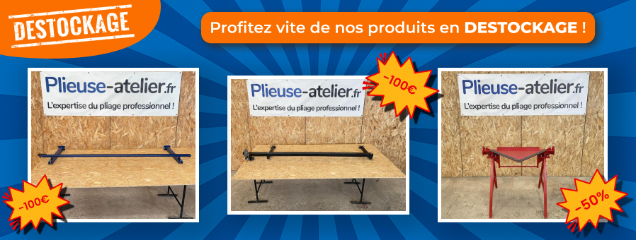 [DESTOCKAGE] Plieuse de chantier ZRB – 2000/0,7 zinc [DESTOCKAGE]